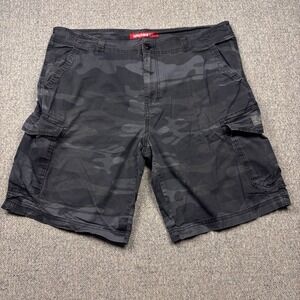 Union Bay Camo Cargo Workwear Utility Shorts Men's Sz 40